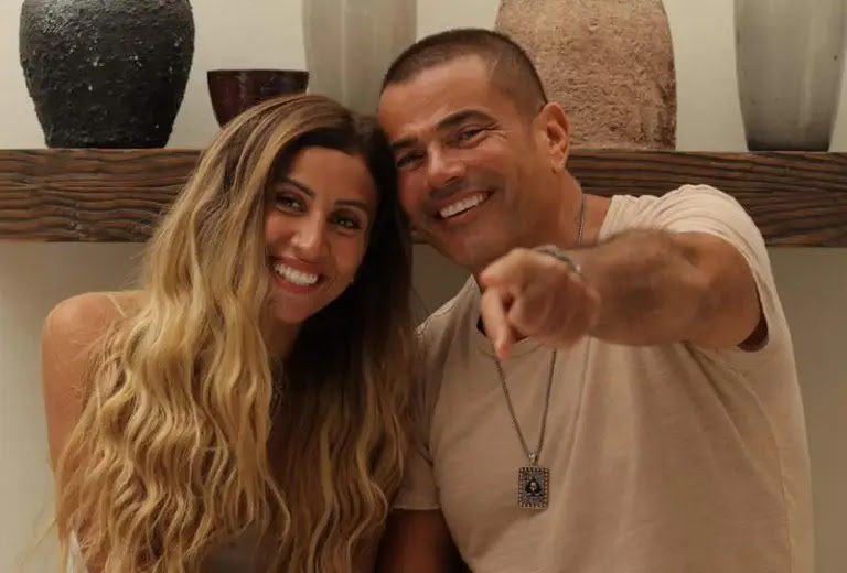 The last news about Amr Diab's separation from Dina El-Sherbiny