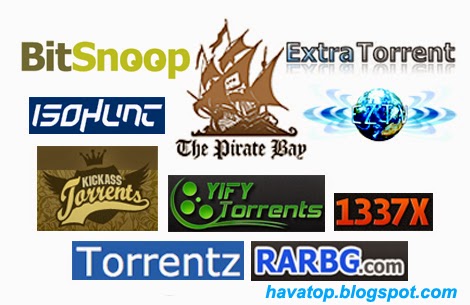 Top Most Popular Torrent Websites List