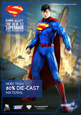 Play Imaginative SDCC 2013 Exclusive 12" Super Alloy Superman Figure