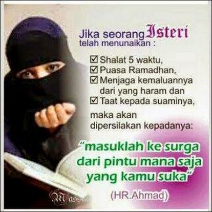 DP BBM Wanita Sholehah Penghuni Surga