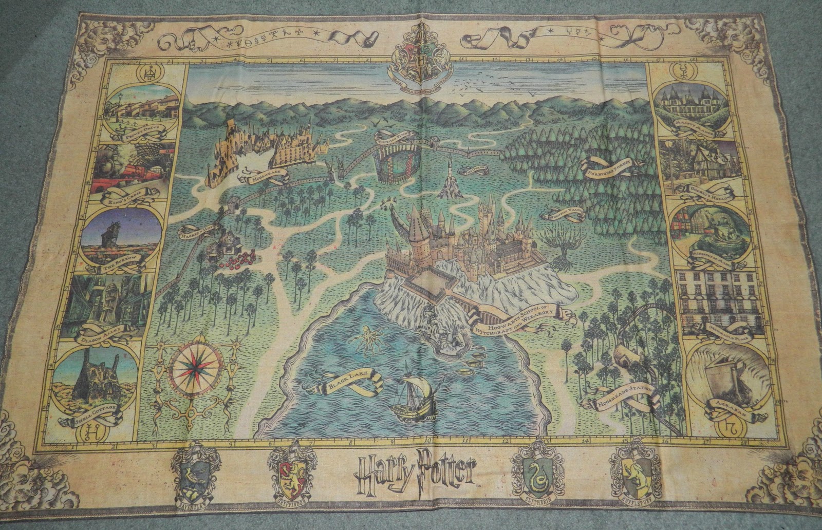 Risultati immagini per hogwarts map