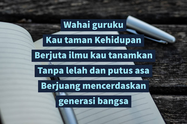 puisi untuk guru tercinta