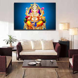 Ganesha Paintings on Canvas