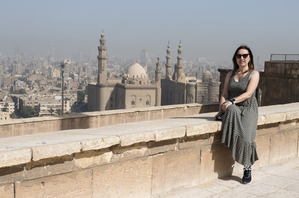 Vistas de El Cairo desde la Mezquita de Alabastro