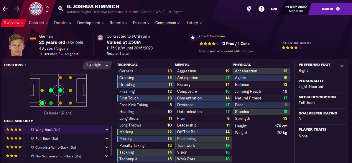 Football Manager 2021 Bayern Munich 4 2 3 1 Tactic Team Guide Fm21 Fm Blog