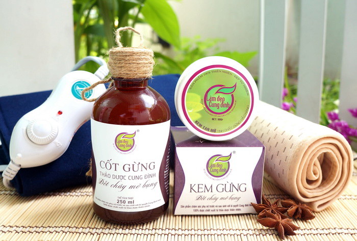 Bộ cốt gừng giảm eo