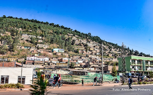Kigali, capital de Ruanda, África