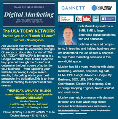 digital marketing Seminar, google ads, Digital Marketing Expert, Google Analytics Bob Musilek Expert,