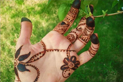 Contoh Gambar Henna Yg Simple