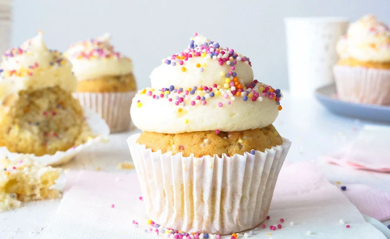 Fairy Bread Cupcakes