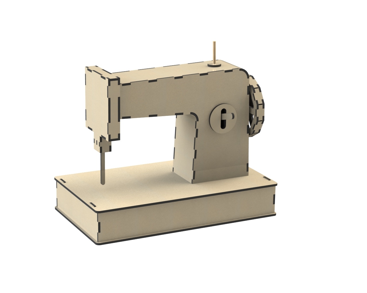 Download Sewing Machine Laser Cut Free Vector for laser cutting - cnc world