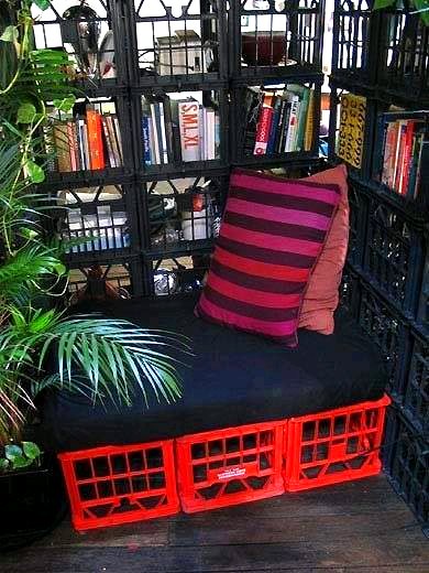 Dishfunctional Designs: Milk Crate Magic: Neat Things You Can Make With Upcycled  Milk Crates