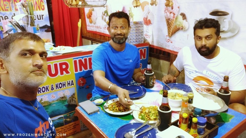 Lunch at a nearby restaurant, Ko Lanta island, Thailand