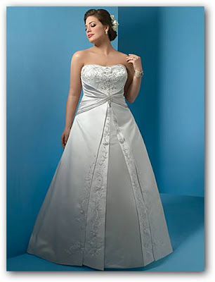 Hermoso vestido de novia para gorditas con corset bordado