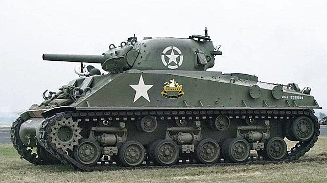bentuk tank sherman
