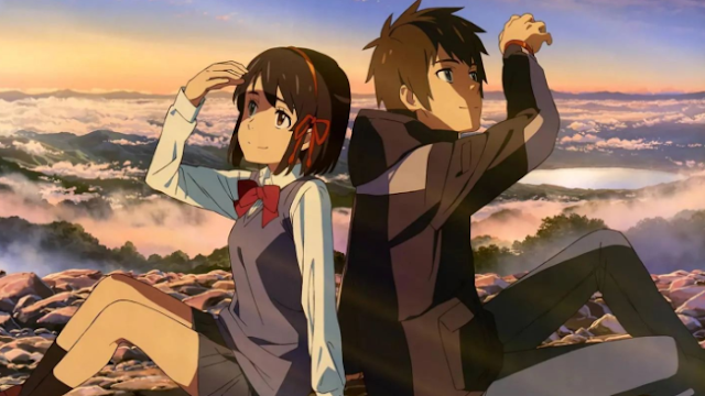 Your Name anime movie Watch with Girlfriend