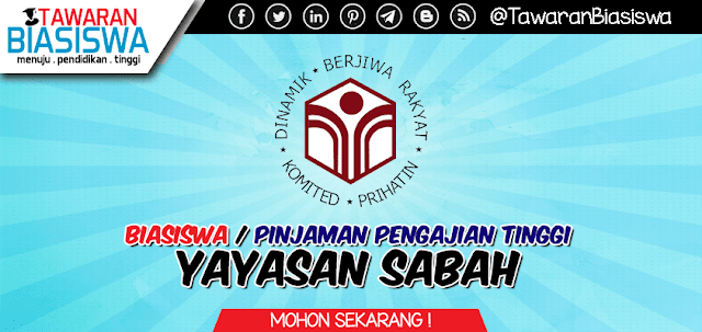 Permohonan Biasiswa Yayasan Sabah 2023