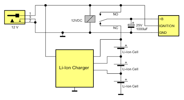 Power supply circuit for car audio devices