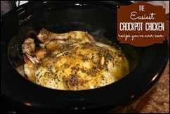 Many Waters The Easiest Crockpot Chicken Recipe You've Ever Seen