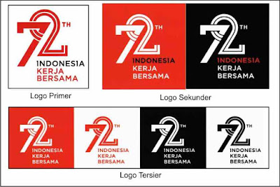 Logo 72 Tahun Kemerdekaan Indonesia