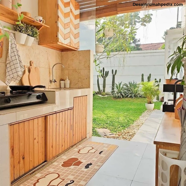 Desain Dapur Terbuka (Outdoor) di Rumah Minimalis yang Trend Tahun Ini