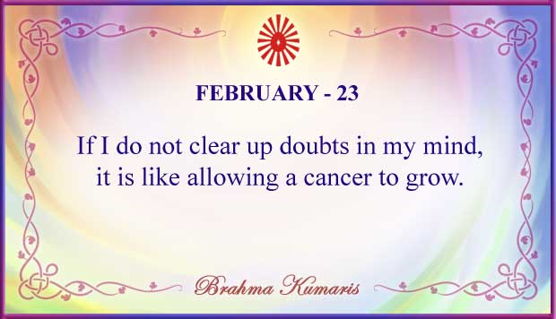 Thought For The Day February 23