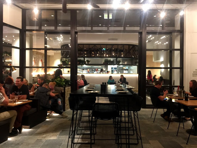 Dining at Hermosa, Westfield Chermside
