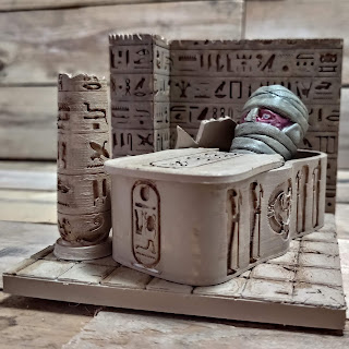 The Mummy 3D printed diorama 