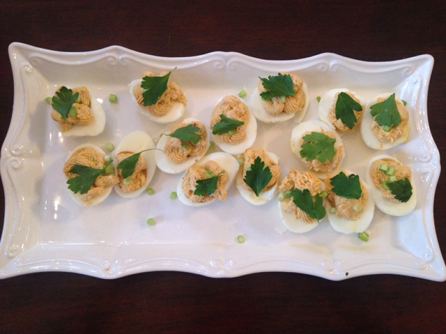 And now for something different (Buffalo Chicken Deviled Eggs)