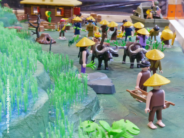 Diorama Playmobil "Guerra de Vietnam" (Cocheras de Sants - 2020)