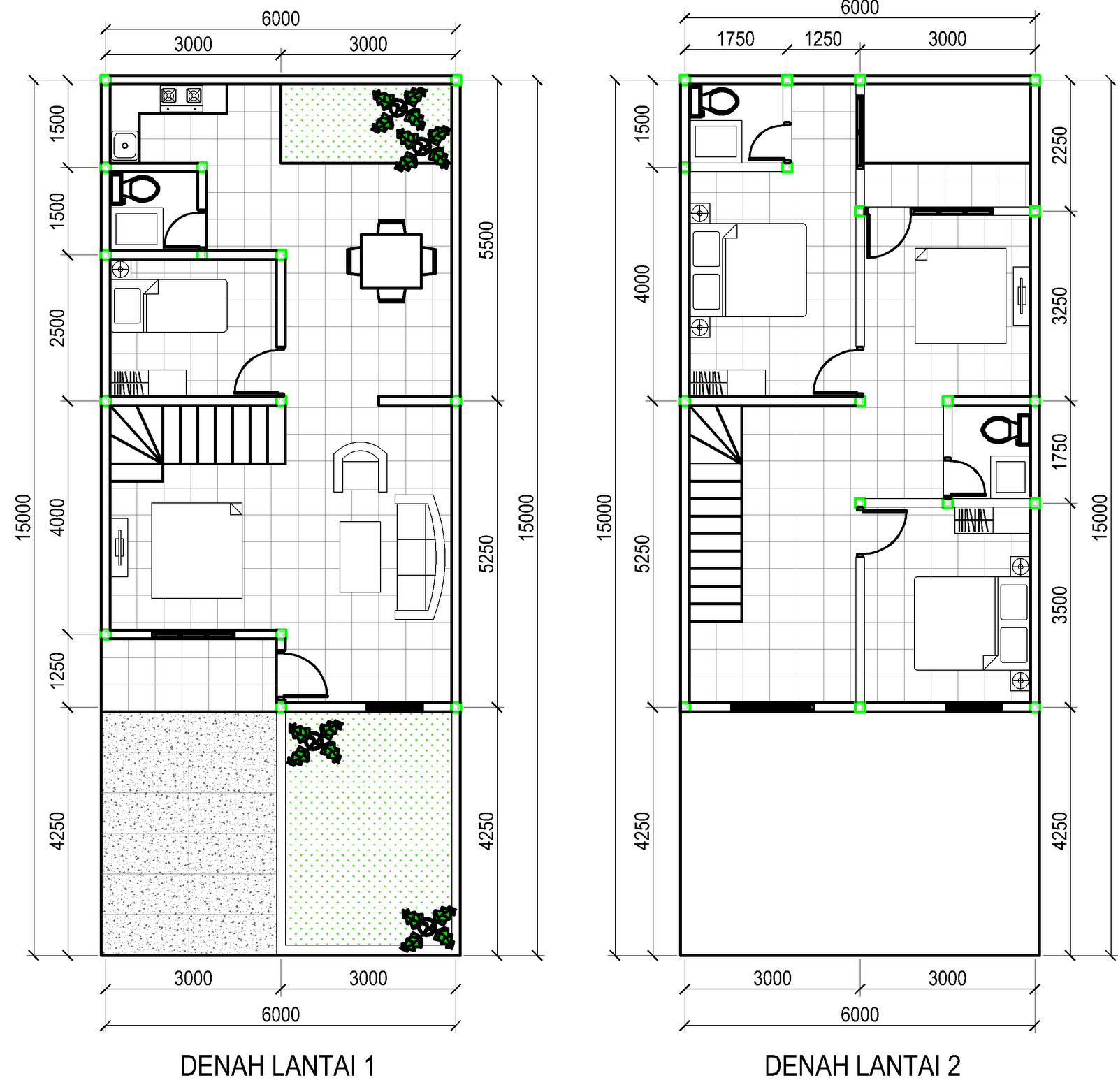 100 Desain Rumah Minimalis 3 Kamar Tidur Modern Sederhana