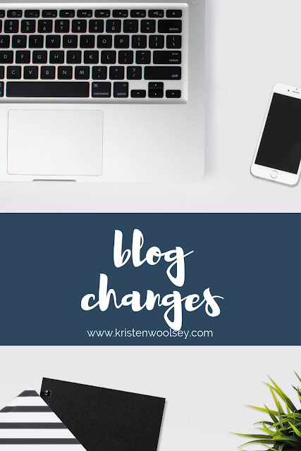 Changes to my Blog! www.kristenwoolsey.com