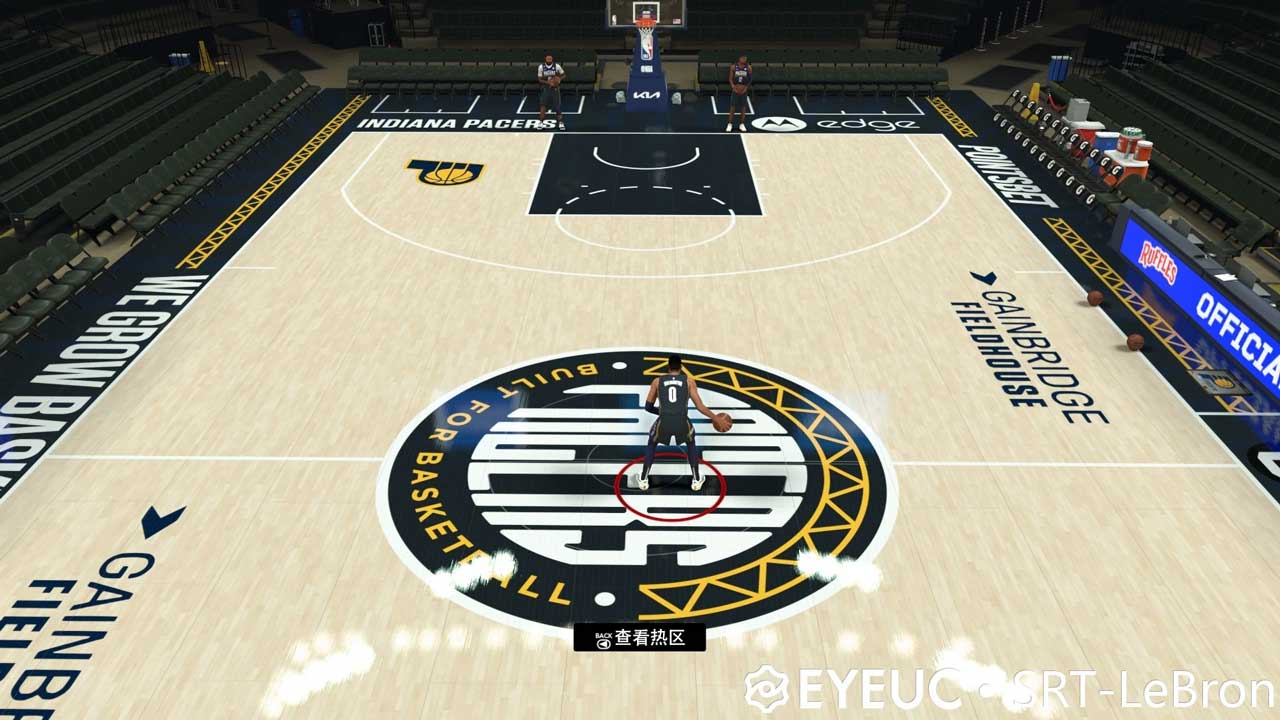 NBA 2K23 Indiana Pacers City Edition Court