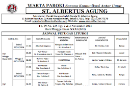 Warta Paroki No. 235 Tanggal 02 & 03 November 2024