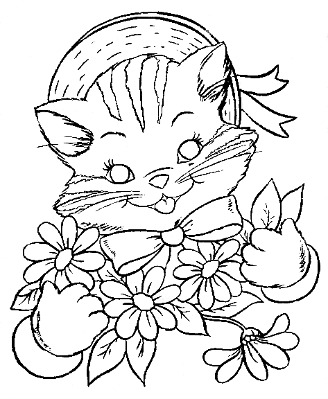 kittens coloring  pages  Free Coloring  Pages  Printables 