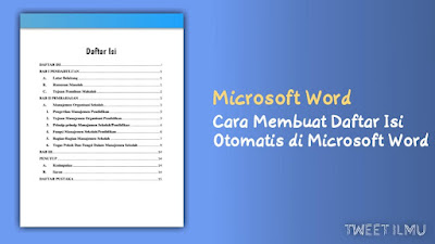 Cara Membuat Daftar Isi Otomatis di Microsoft Word