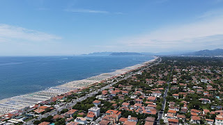 Forte dei Marmi, part of the Versilia coastline, is part of a 21km (13 miles) stretch of sandy beach