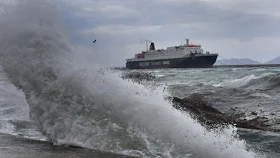 Χωρίς δρομολόγια πλοίων ο Αργοσαρωνικός λόγω κακοκαιρίας