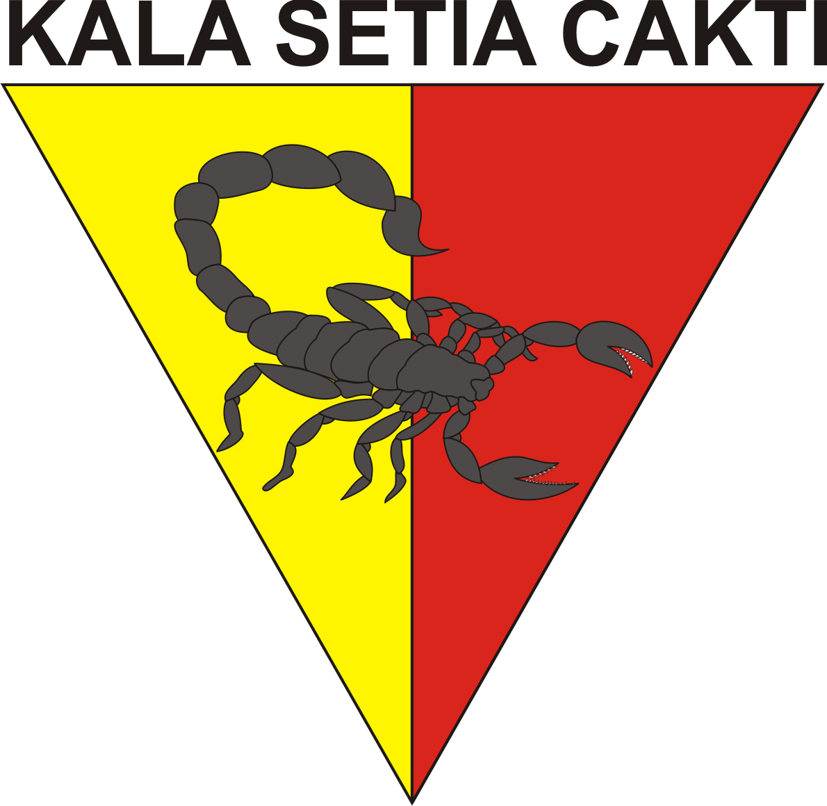 Logo Kompi Kavaleri Intai Kikavtai 2 Kostrad  Kala 