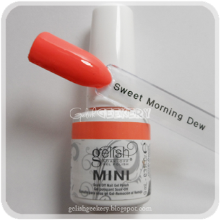 Gelish Swatch Sweet Morning Dew