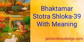 Bhaktamar Stotra Shloka-39