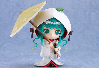 Figura Snow Miku Strawberry White Kimono Ver. Edición Limitada Hatsune Miku Vocaloid Nendoroid Good Smile Company
