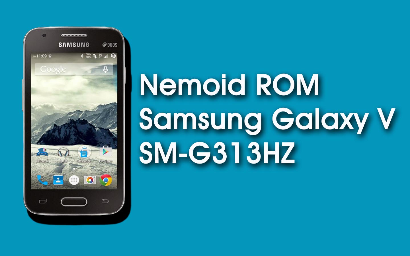 Custom ROM Nemoid Lollipop Untuk Samsung Galaxy V SM G313HZ