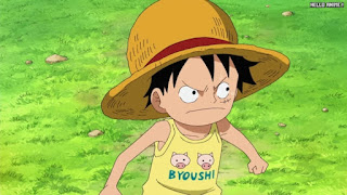 ワンピースアニメ 499話 幼少期 ルフィ かわいい Monkey D. Luffy | ONE PIECE Episode 499 ASL