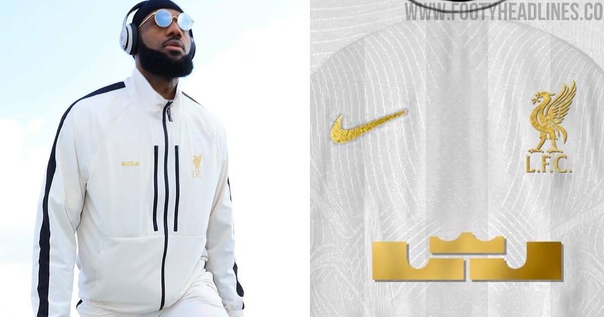 Leaked: LeBron James Wears Unreleased White/Gold Nike Liverpool