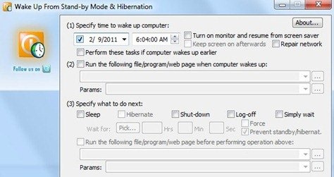 Auto Wake Up from StandBy 