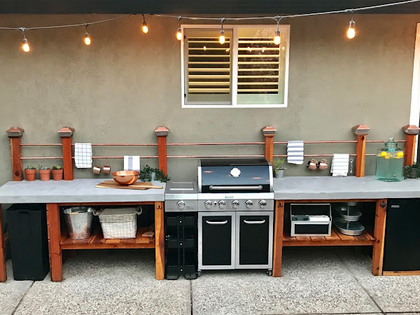 DIY Outdoor Kitchen Part 3: The Finishing Touches and Copper