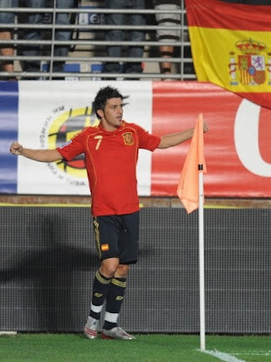 David Villa World Cup 2010 Spain Football Player
