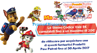 Logo Paw Patrol: vinci 500 premi e 10 camerette per bambini + buoni sconto sicuri cumulabili