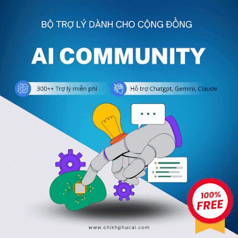 BỘ TRỢ LÝ  AI COMMUNITY | Bộ trợ lý miễn phí cho cộng đồng